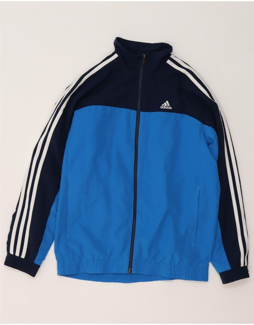 Adidas Climalite Survêtement Top Veste Garçon 13-14 Ans Bleu Colorblock