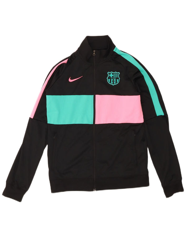 Nike Veste de survêtement Barcelone pour garçon 13-14 ans XL Noir Colorblock