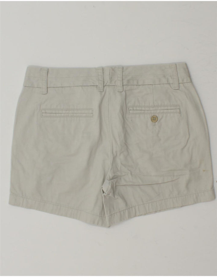 J. CREW Womens Broken In Chino Shorts US 4 Small W30  Grey Cotton Vintage J. Crew and Second-Hand J. Crew from Messina Hembry 