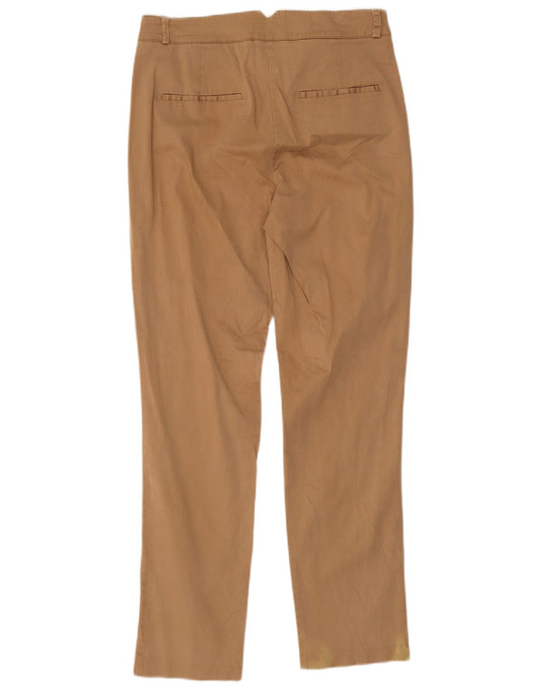 Massimo Dutti Pantalon Chino Slim Femme EU 38 Small W28 L27 Beige