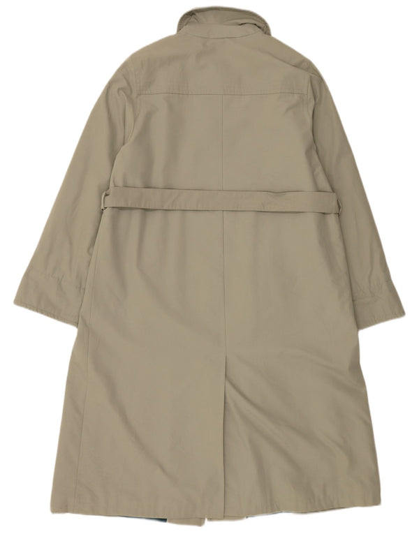 vintage Femme Trench Coat UK 16 Grand Kaki