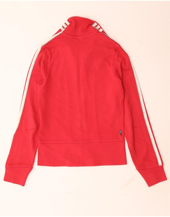 Adidas Veste de survêtement pour femme UK 8 Small Rouge Coton
