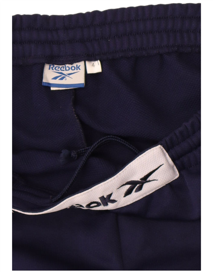 Reebok Pantalon de Survêtement Graphique Homme Large Bleu Marine Polyester