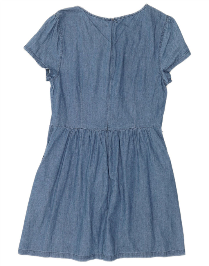 Oasis Robe en jean pour femme UK 44 Bleu moyen Coton