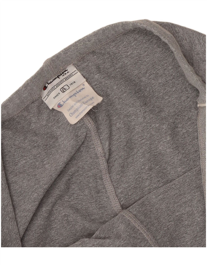 Champion Pantalon De Survêtement Femme UK 16 Large Gris Moucheté Polyamide