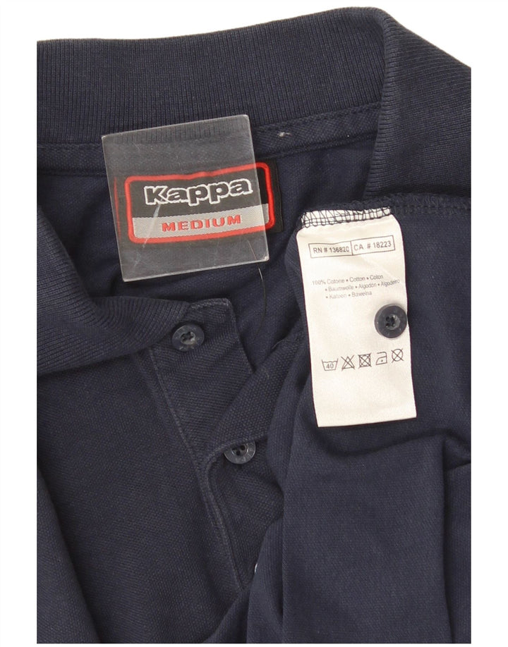 KAPPA Polo Homme Bleu Marine Moyen Coton