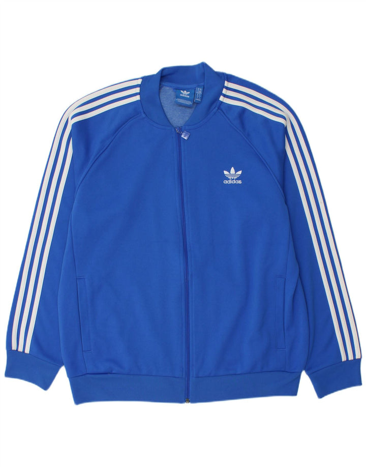 ADIDAS Veste de survêtement pour homme XL Bleu Polyester