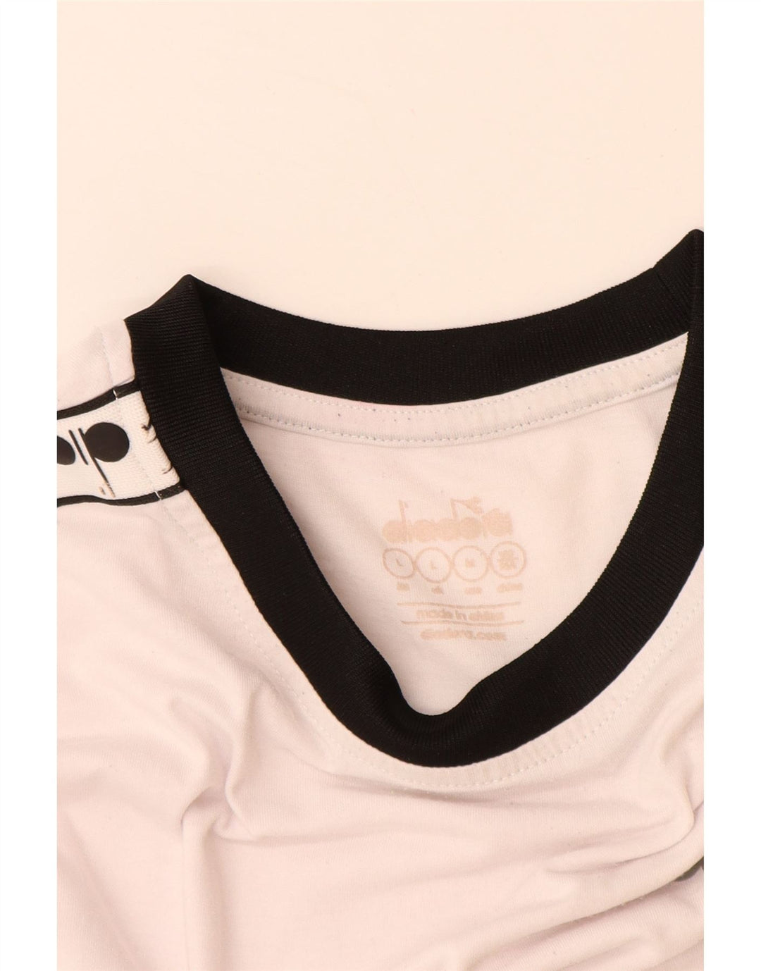 DIADORA T-Shirt Graphique Homme Grand Blanc Coton