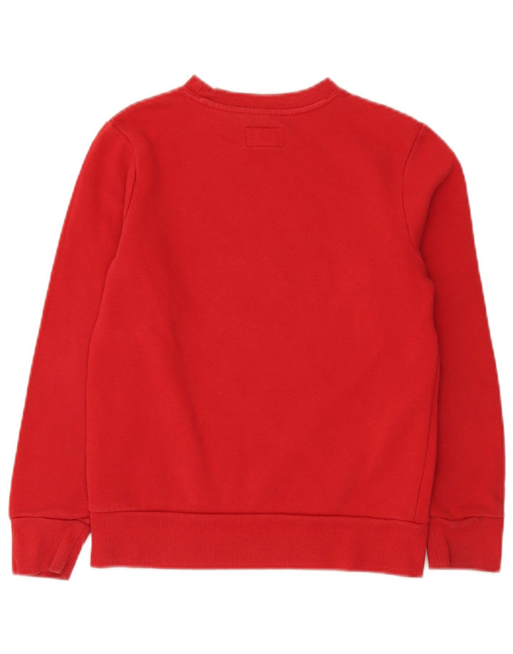 Converse Sweatshirt Graphique Garçon 10-11 ans Rouge Moyen Coton