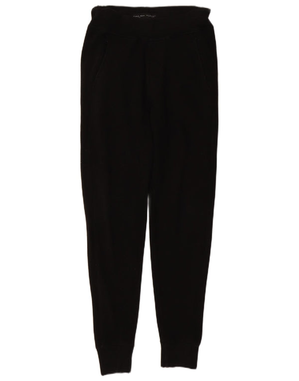 Pantalon De Survêtement Zara Homme Joggers Coton Noir Moyen