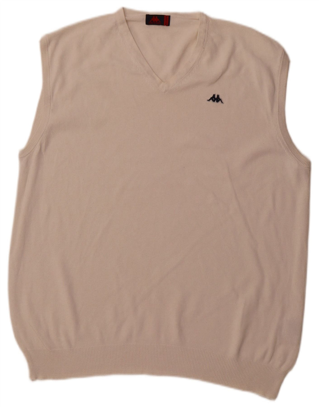 KAPPA Débardeur Homme 2XL Coton Blanc Cassé