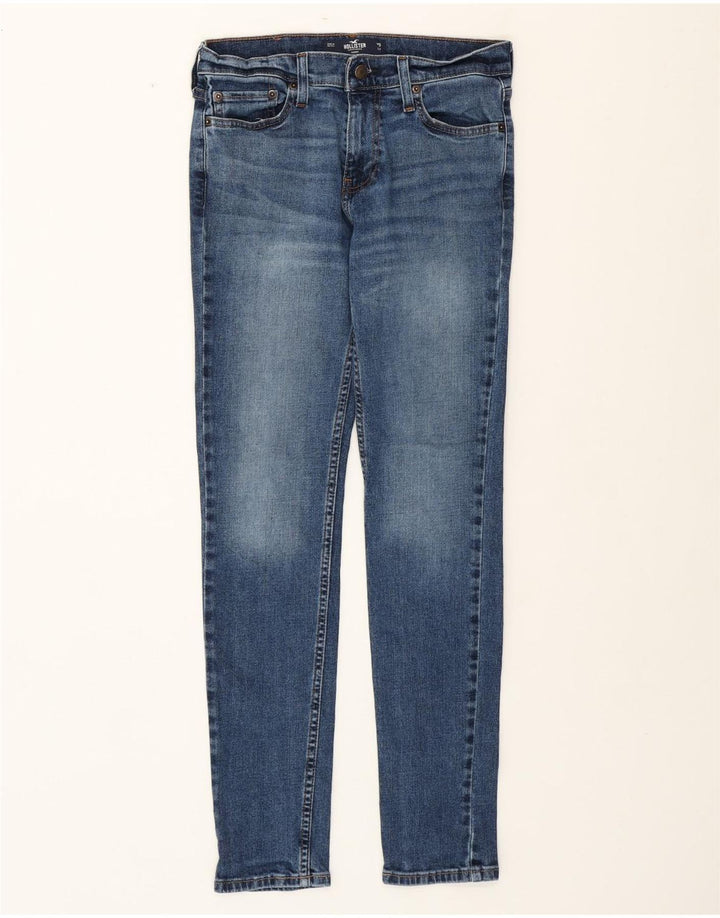 HOLLISTER Jean Skinny Homme W29 L32 Bleu Coton