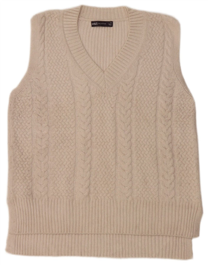 Marks & Spencer Débardeur pour femme UK 44 Medium Blanc cassé Polyester