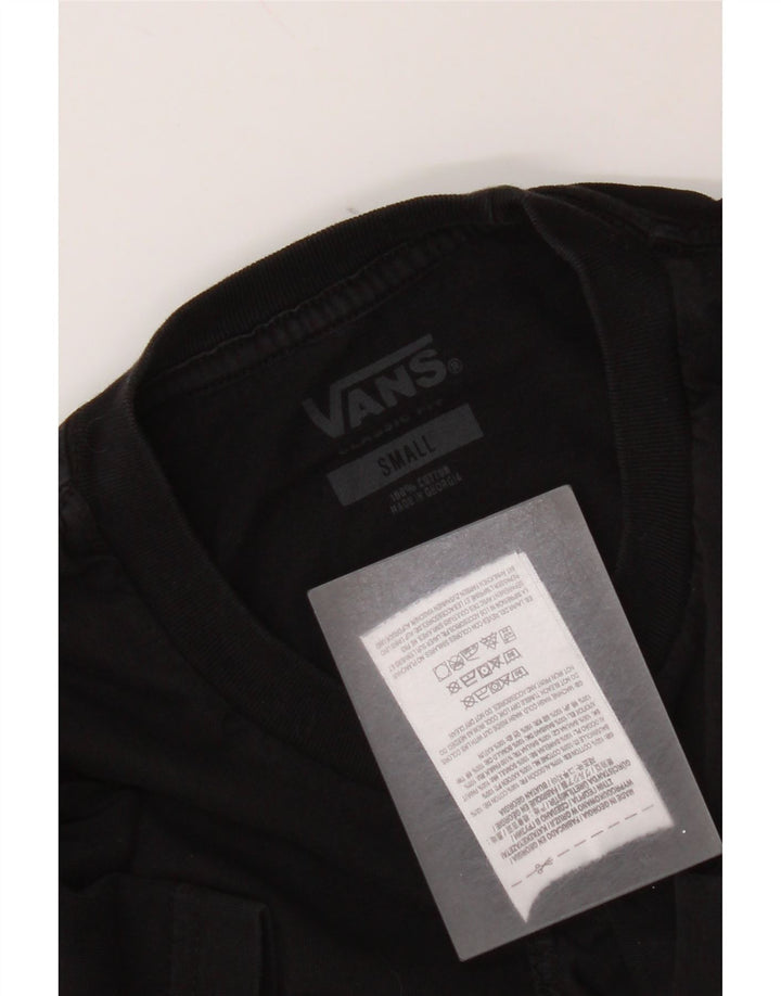 Vans T-shirt coupe classique pour hommes, petit, en coton noir