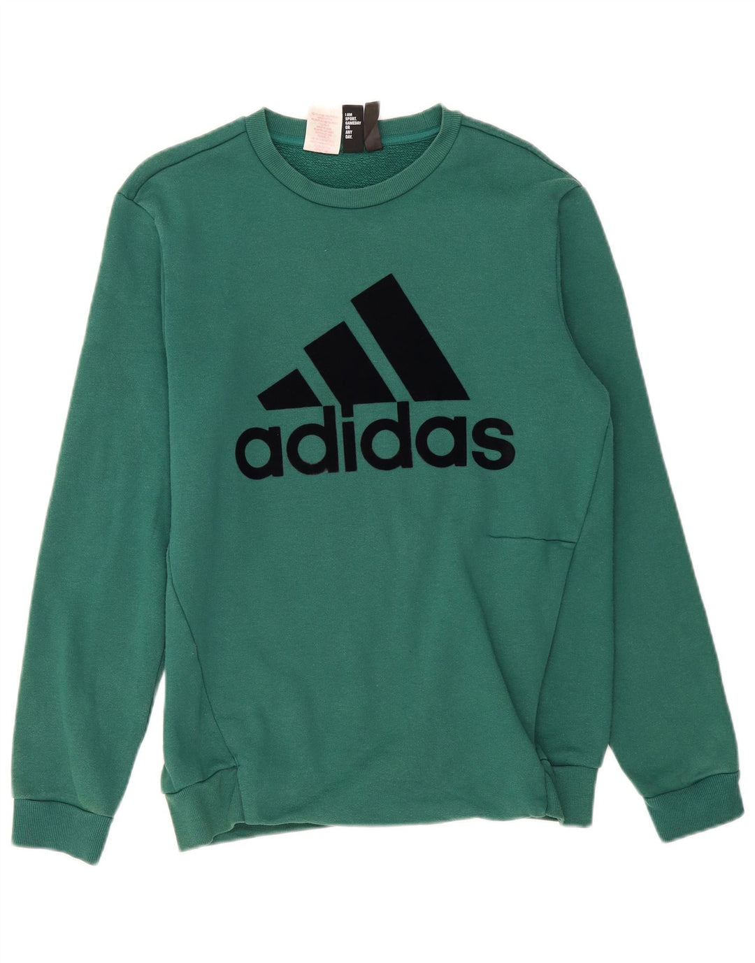 Adidas Sweatshirt Jumper Garçon 15-16 ans Vert Coton