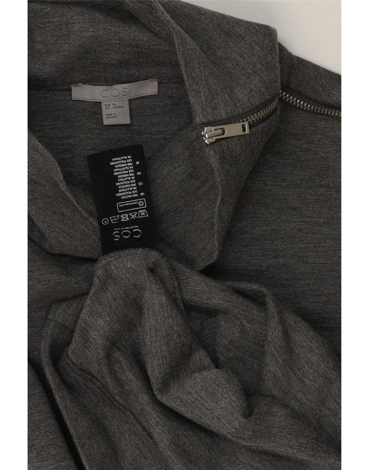 Cos Haut Oversize Femme Manches Longues EU 36 Petit Gris Viscose