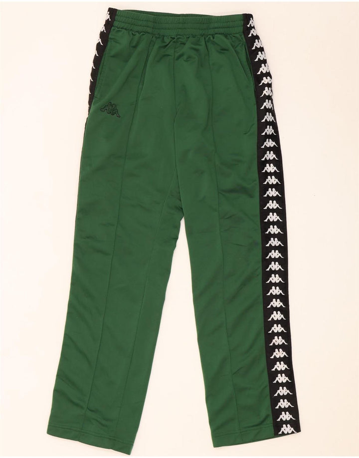 Kappa Pantalon de Survêtement Graphique Homme Vert Moyen Polyester Colorblock
