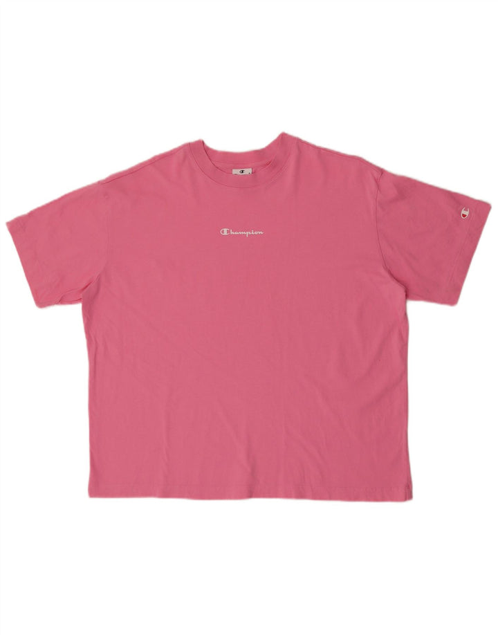 Champion T-Shirt Graphique Homme Petit Rose