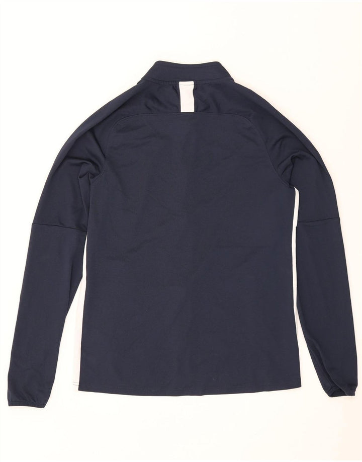 Nike Veste de survêtement Dri Fit pour homme Taille L Bleu marine Colorblock
