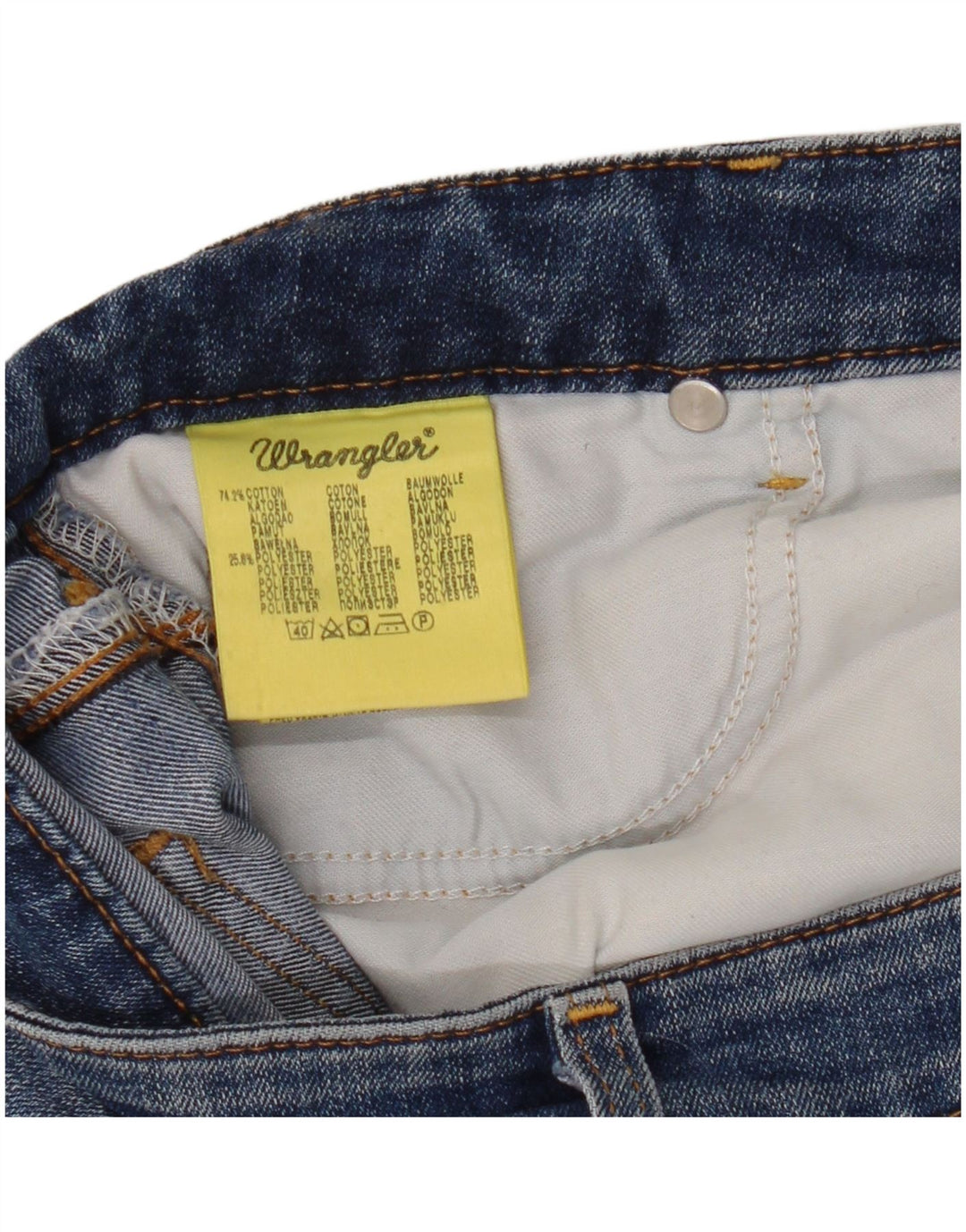 WRANGLER Jean Bootcut TIna Femme W30 L30 Bleu Coton
