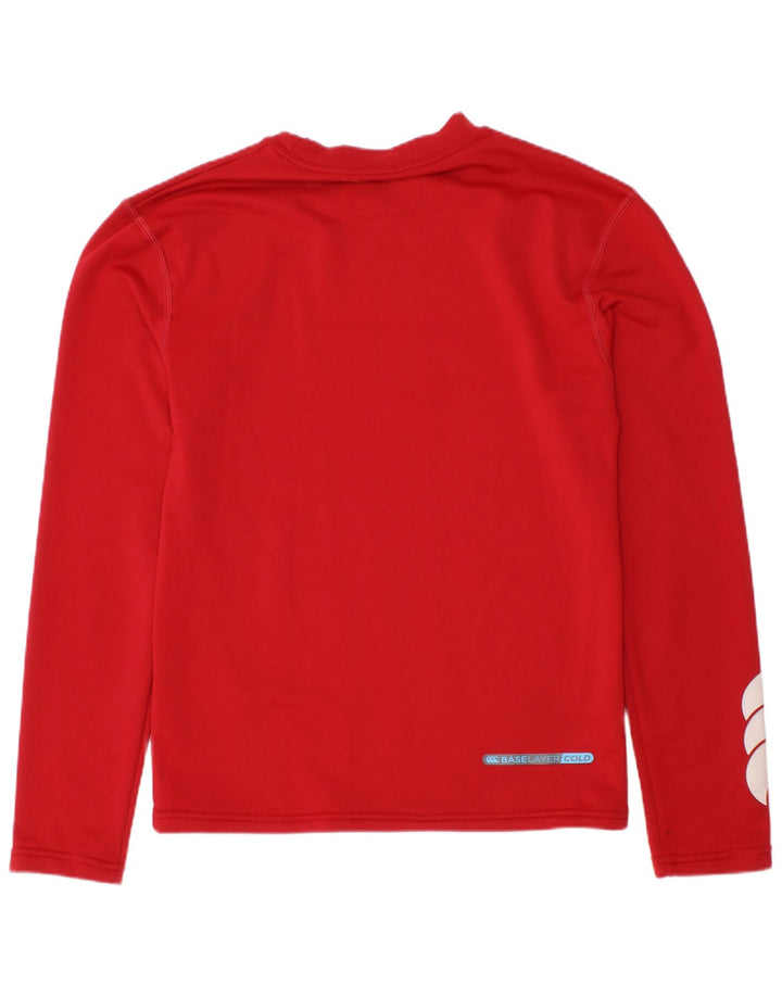 Canterbury Haut graphique à manches longues pour garçon 7-8 ans Rouge moyen