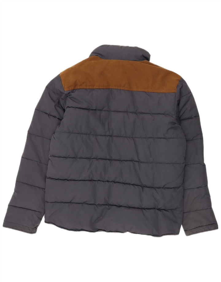 Quiksilver Veste matelassée pour homme UK 40 Large Bleu marine Coton