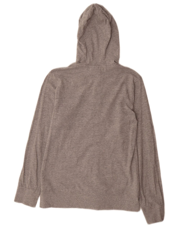 Diadora Pull à capuche zippé graphique pour fille 13-14 ans 2XL Gris moucheté
