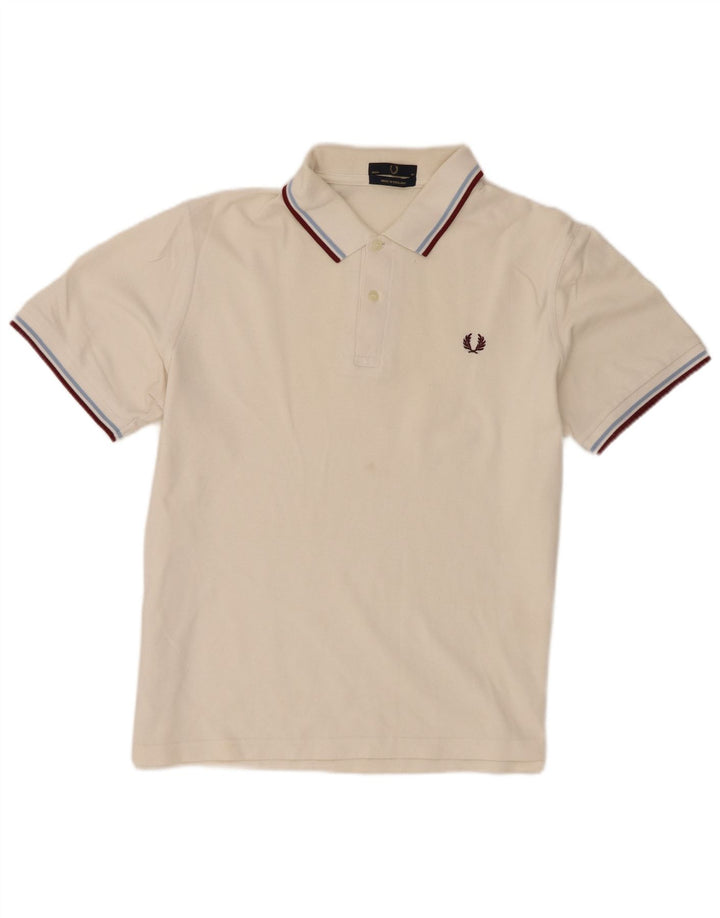 Fred Perry Polo Homme Grand Blanc Coton