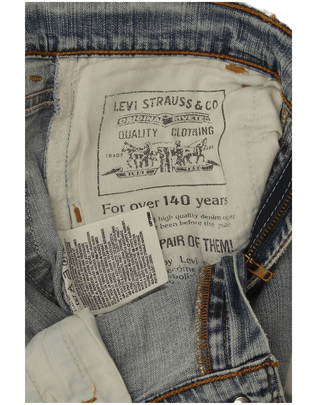 Levi's Jean Bootcut Femme W28 L31 Bleu Coton