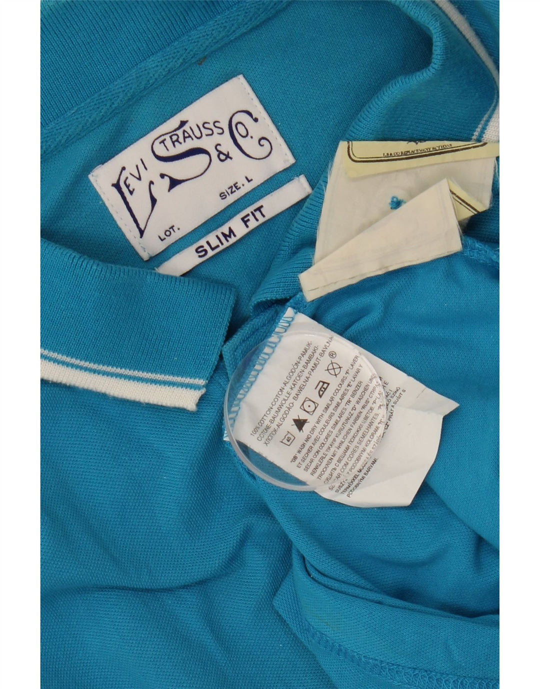 LEVI'S Polo Slim Fit Homme Bleu Coton