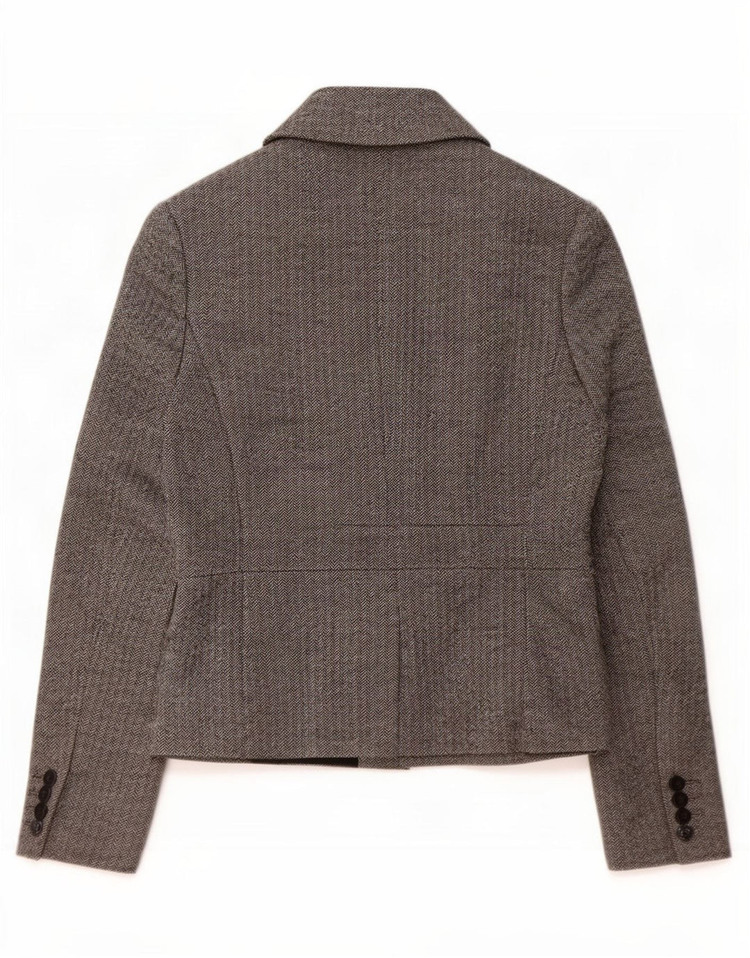 Hobbs Veste blazer à 3 boutons pour femme UK 14 Grand chevrons gris