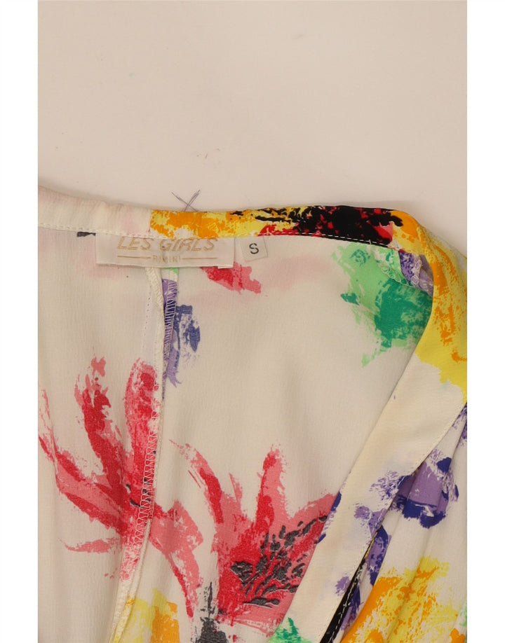 VINTAGE Womens Shift Dress UK 10 Small Multicoloured Floral Vintage Vintage and Second-Hand Vintage from Messina Hembry 