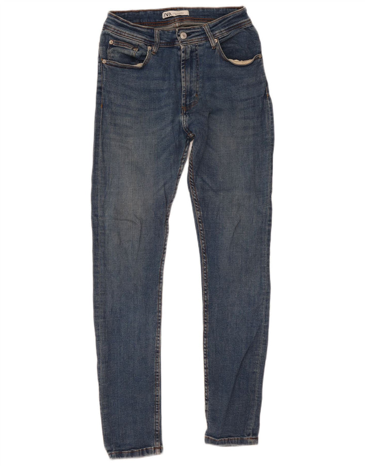 Zara Jean skinny pour homme EU 40 Medium W31 L32 Bleu
