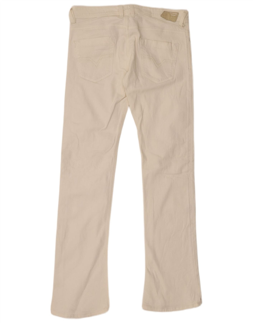 DIESEL Jean Trouleg Bootcut Femme W32 L34 Coton Blanc
