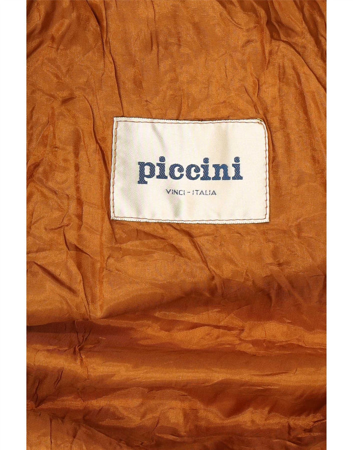 Piccini Veste en daim pour femme UK 14 Cuir beige moyen