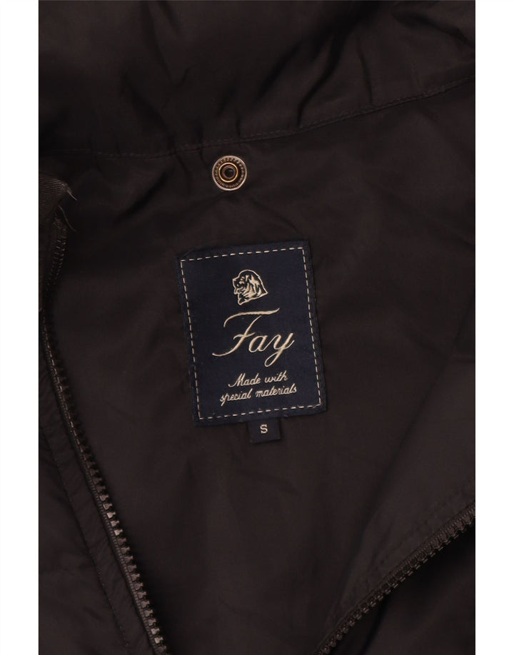 Fay Veste matelassée pour homme UK 36 Small Noir Polyamide