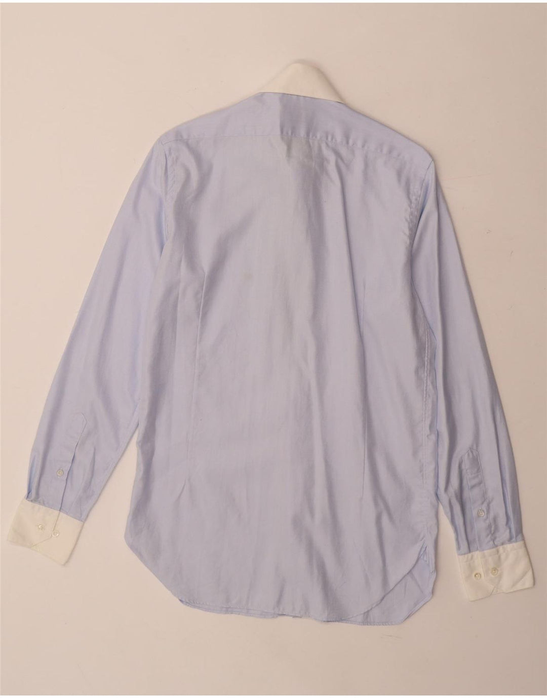 Massimo Dutti Chemise Homme Taille 38 15 Bleu Moyen Chevrons