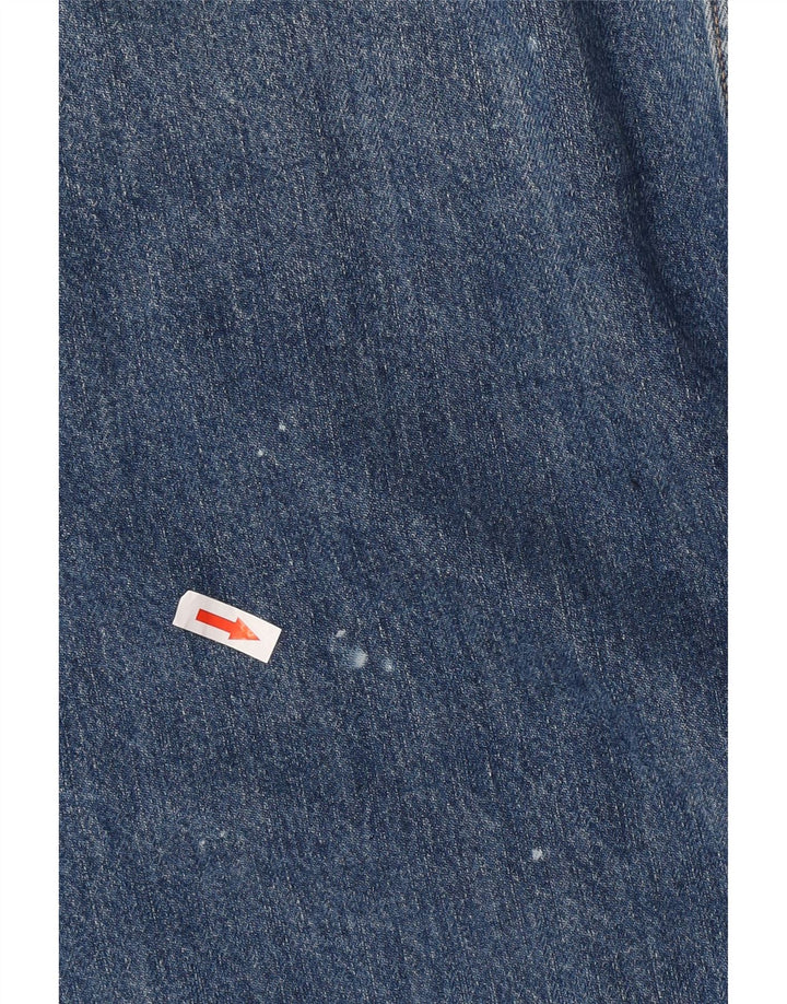 Zara Veste en jean pour homme UK 40 Large Bleu Coton