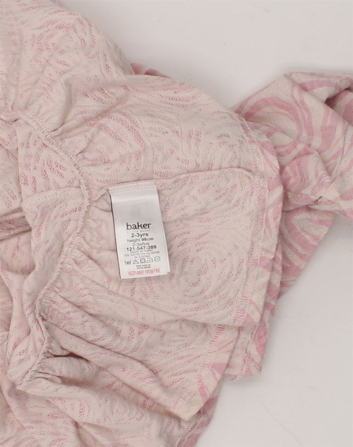 TED BAKER Girls Tiered Dress 2-3 Years Pink Cotton | Vintage Ted Baker | Thrift | Second-Hand Ted Baker | Used Clothing | Messina Hembry 