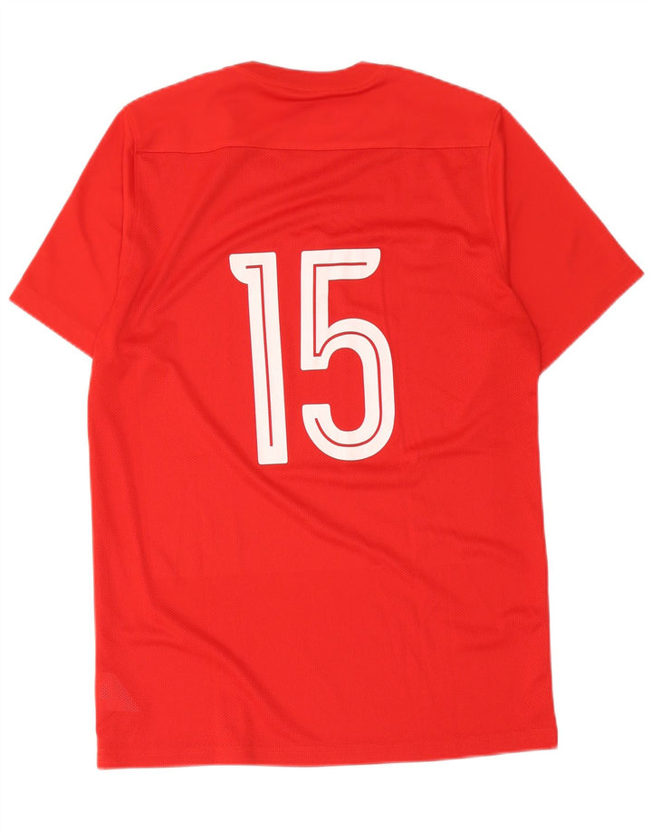 Nike Mens Dri Fit Graphic T-Shirt Top Large Rouge Polyester