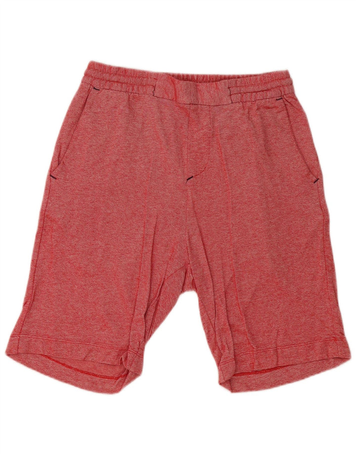 Zara Short Sport Homme Petit Rouge Moucheté