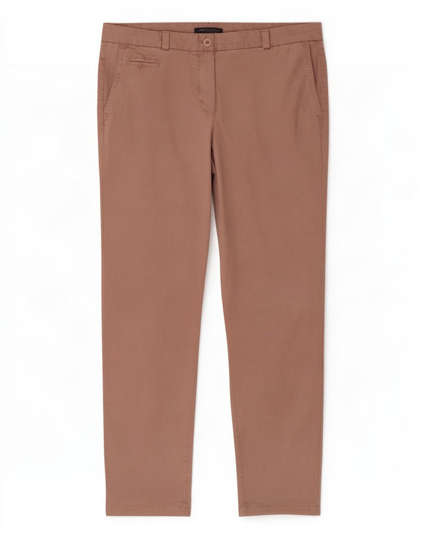 Marks & Spencer Pantalon chino slim pour femme UK 10 Small W27 L26 Coton rose