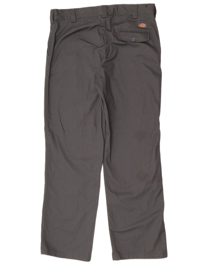 Dickies Pantalon Chino Droit Homme W38 L32 Gris Polyester