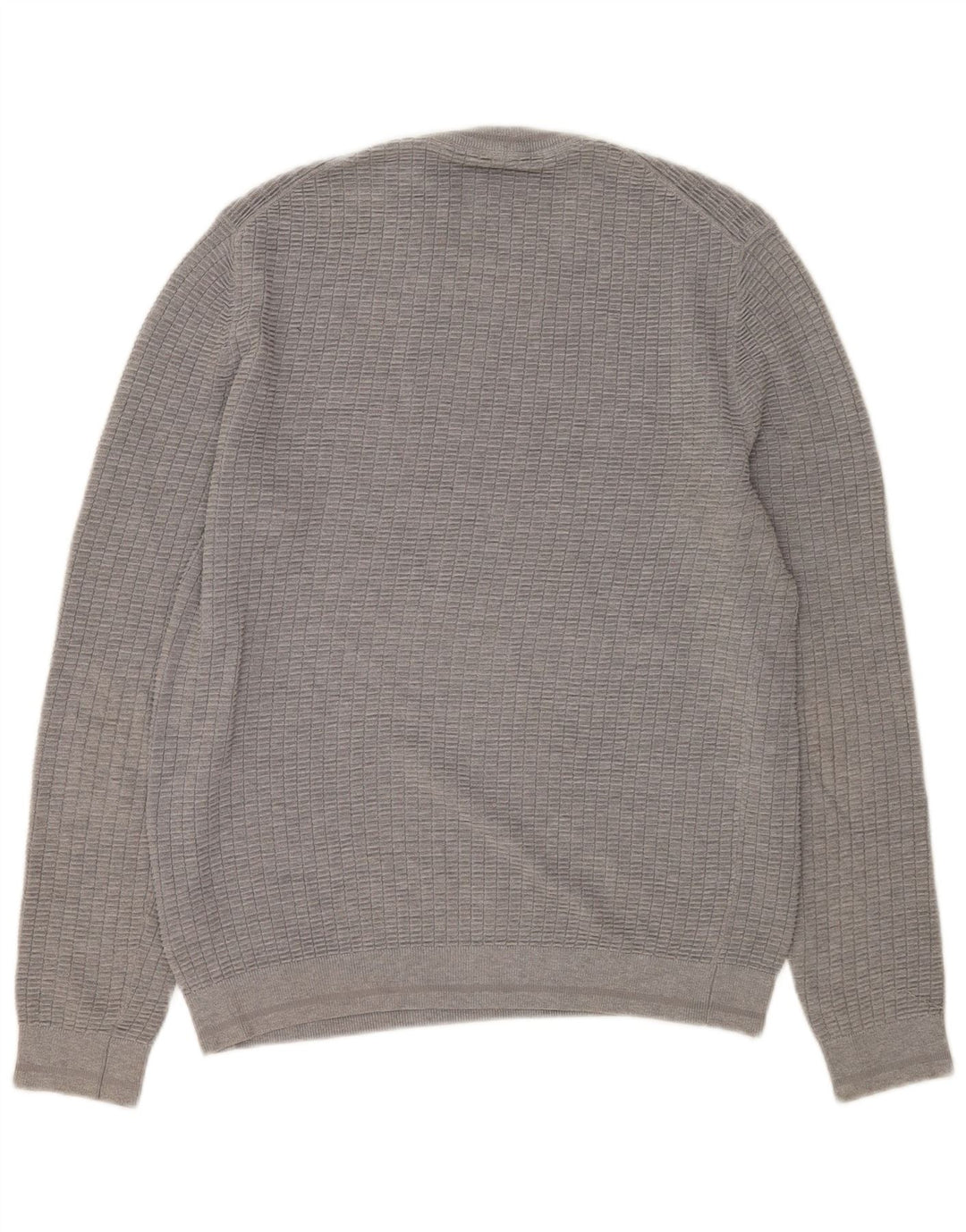 Ted Baker Pull à col rond pour homme Taille 4 Grand Coton Gris