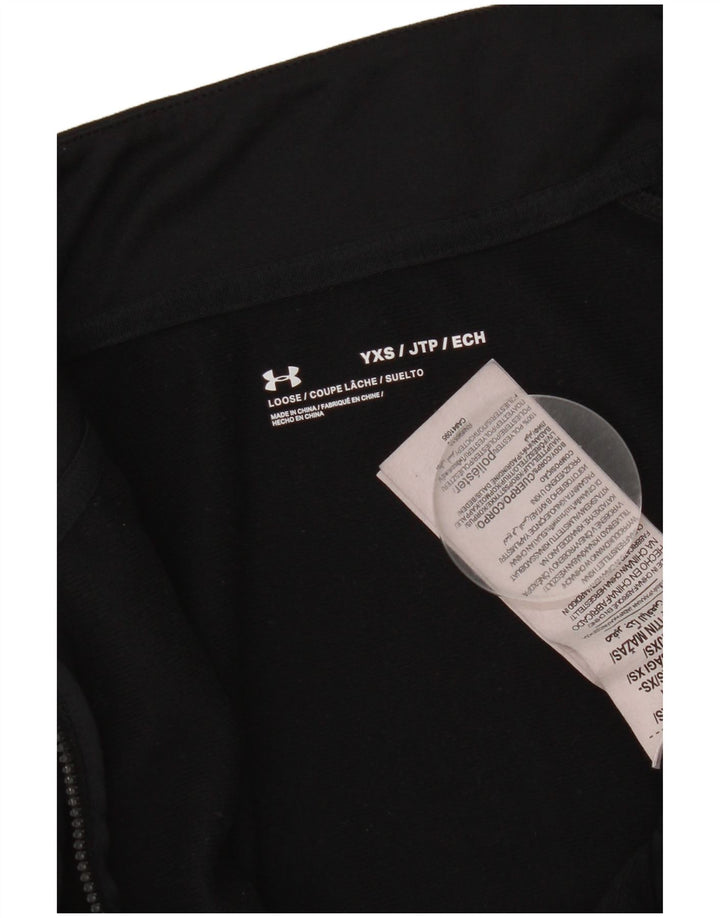 Under Armour Veste de survêtement pour garçon 6-7 ans XS Noir Polyester