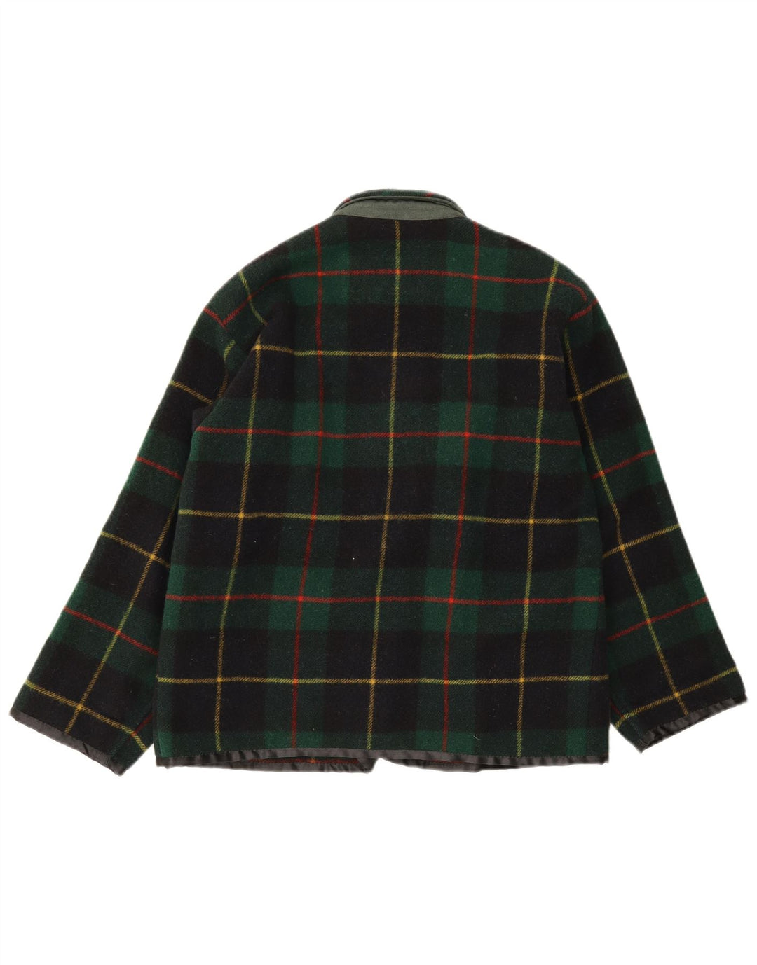Penny Black Veste blazer coupe ample pour femme IT 40 en laine à petits carreaux verts