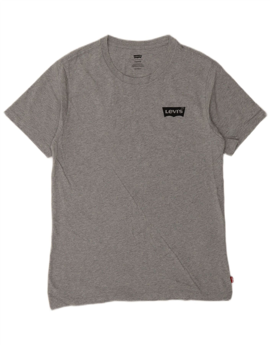 Levi's T-Shirt Standard Graphic Top XS Homme Gris Coton