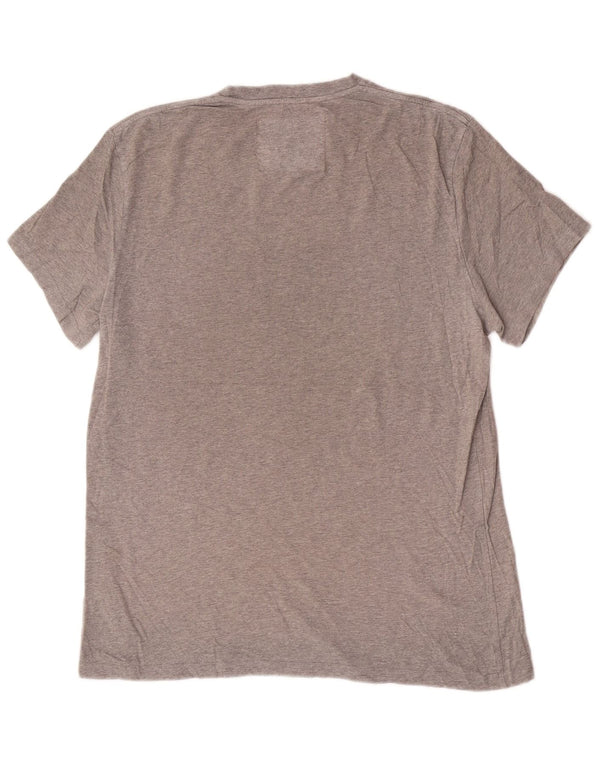 Jack Wills T-Shirt Graphique Homme Gris Moyen Coton