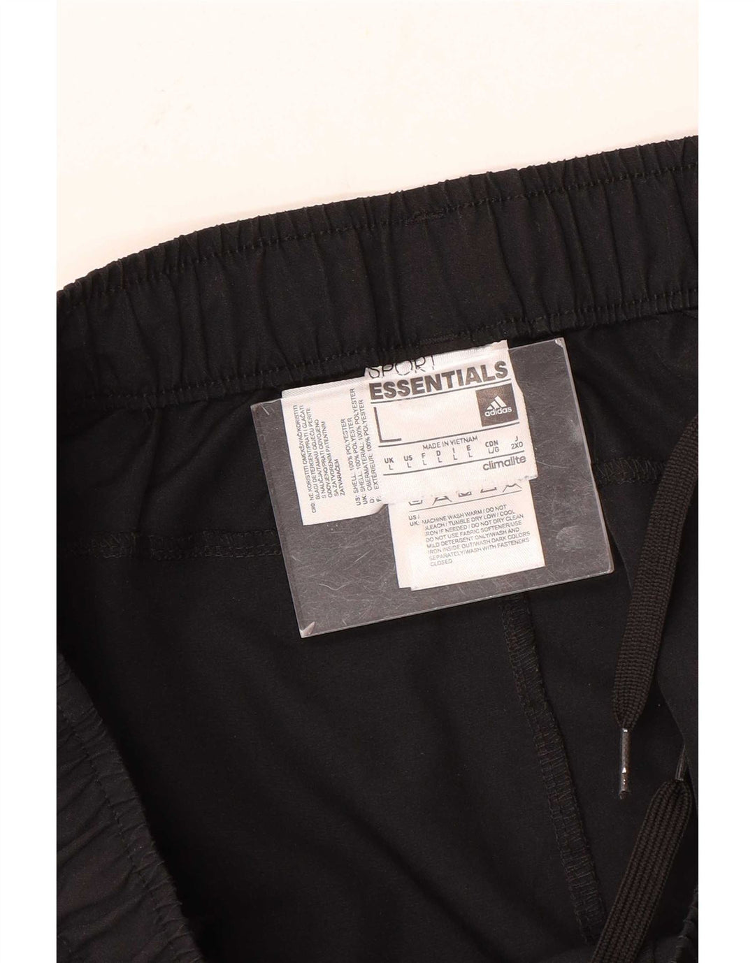 Adidas Pantalon de survêtement Climalite pour homme Taille L Noir