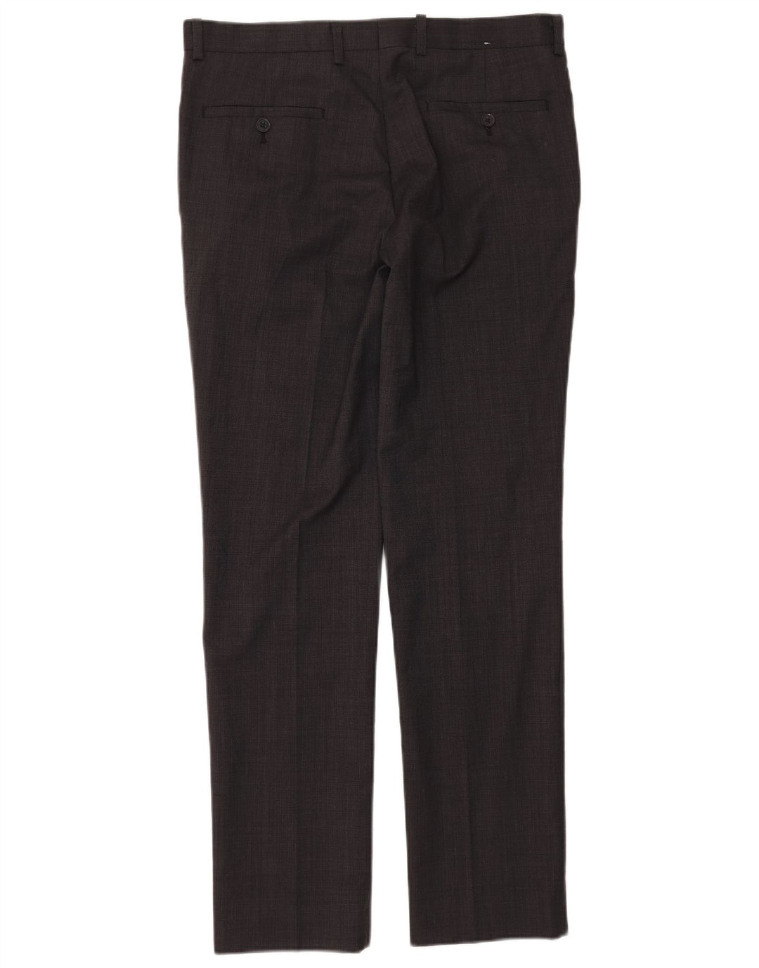 Dkny Pantalon de Costume Slim Homme W32 L31 Laine Grise